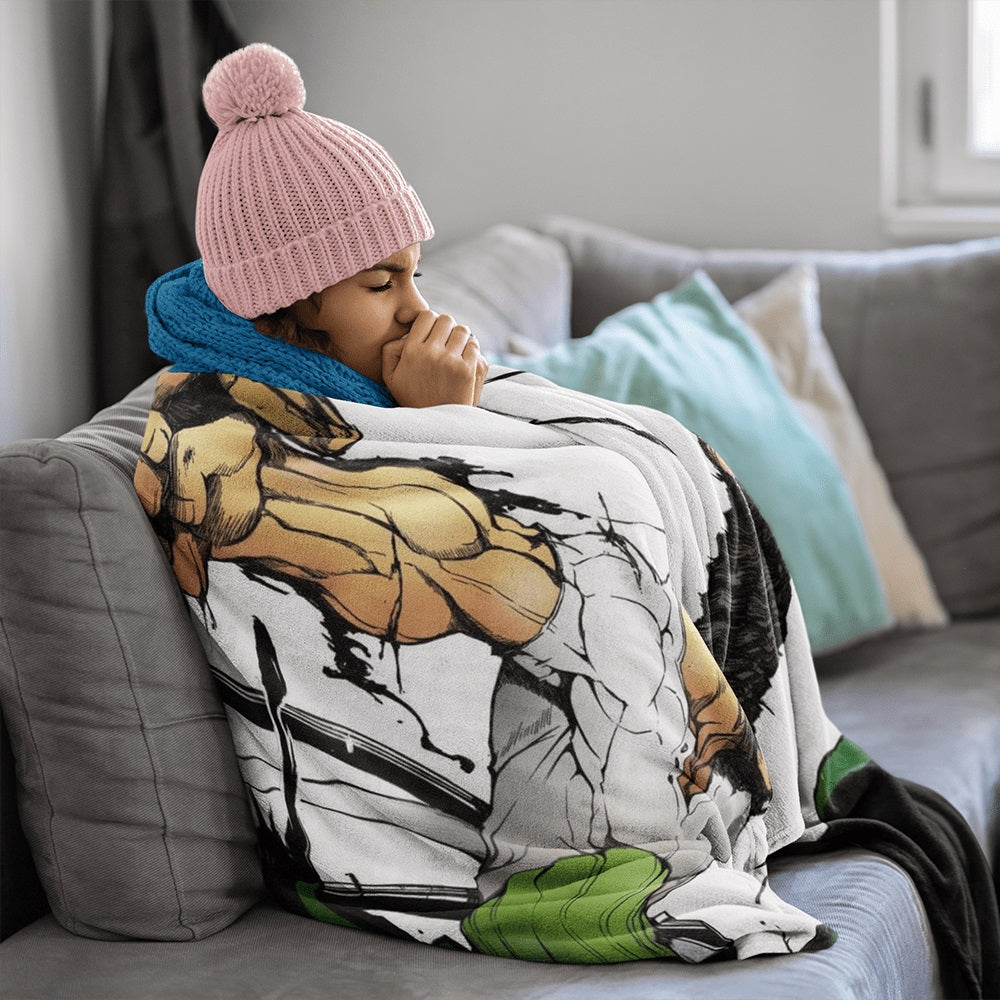 Swordsman Zoro One Piece Throw Blanket