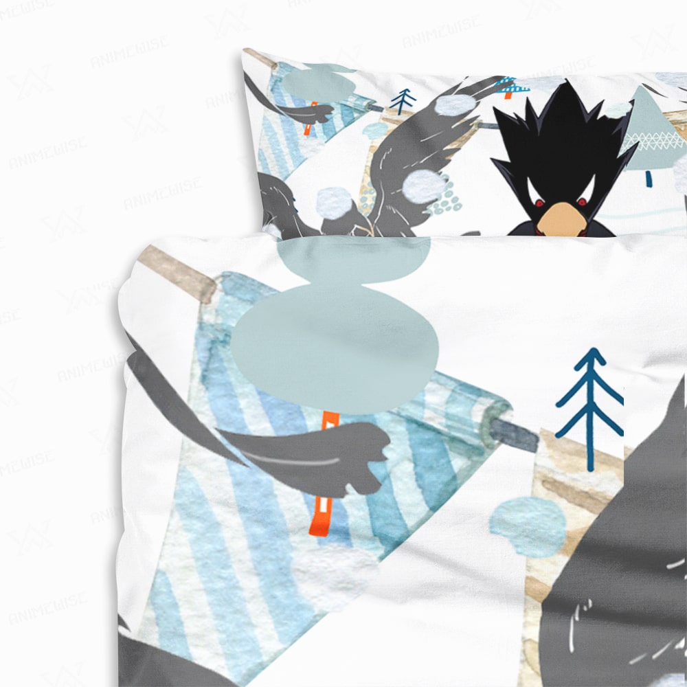 Takoyami Dark Shadow Chrsmas Snow Sleek BNHA Cover Bedding