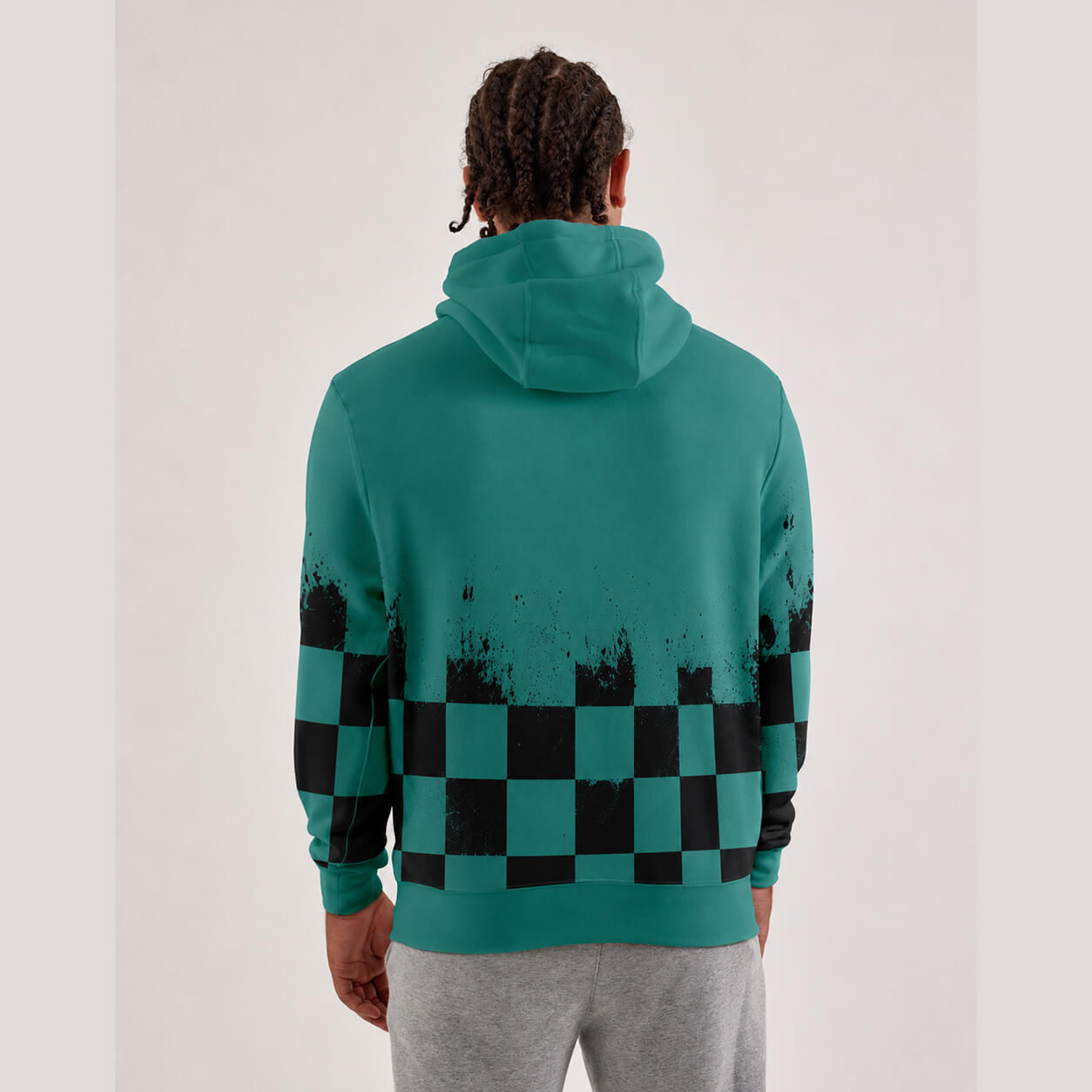 Demon Slayer Faded Pullover Hoodie