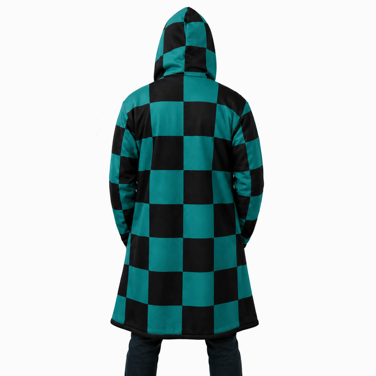 Tanjiro Kamado Demon Slayer Hooded Cloak Coat