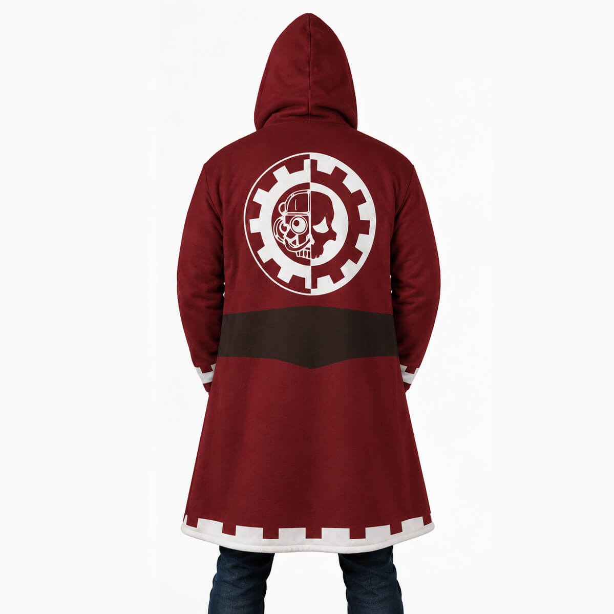Warhammer Tech Priest Hooded Hooded Cloak Coat