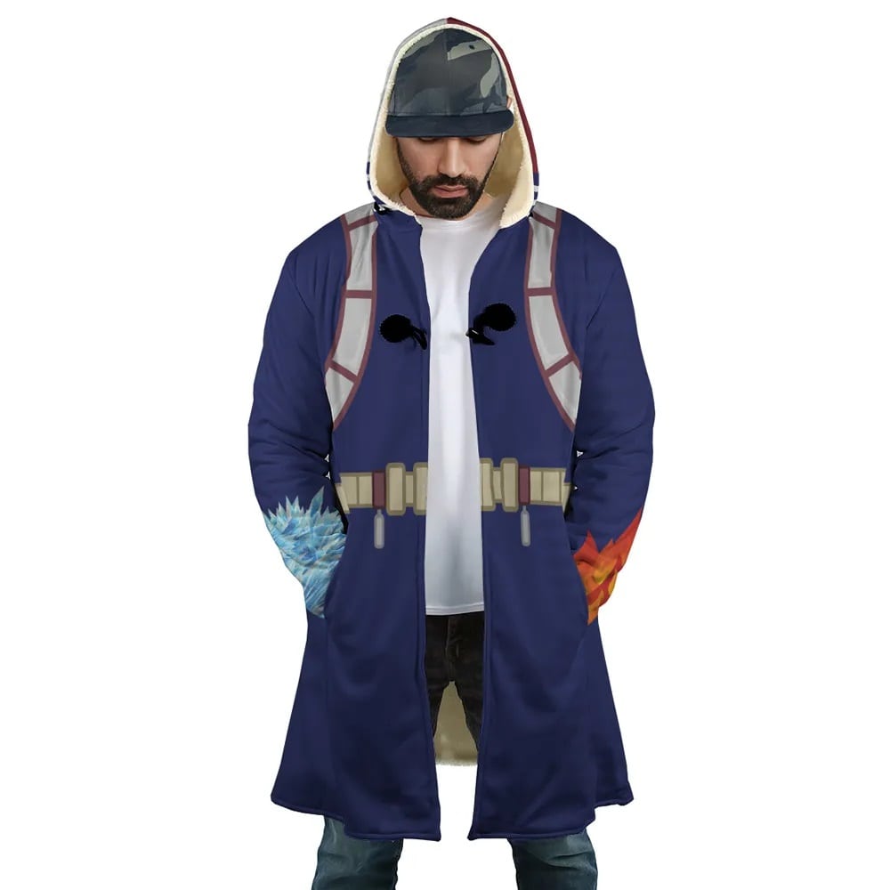 Shoto Todoroki My Hero Academia Hooded Cloak Coat