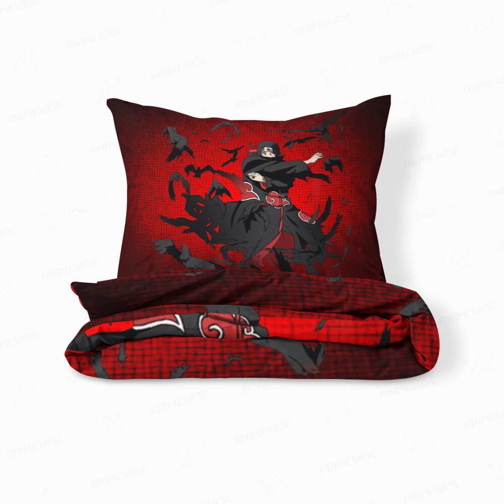 Uchiha Itachi Home Basic Microfiber Tailored Naruto Comforter Set
