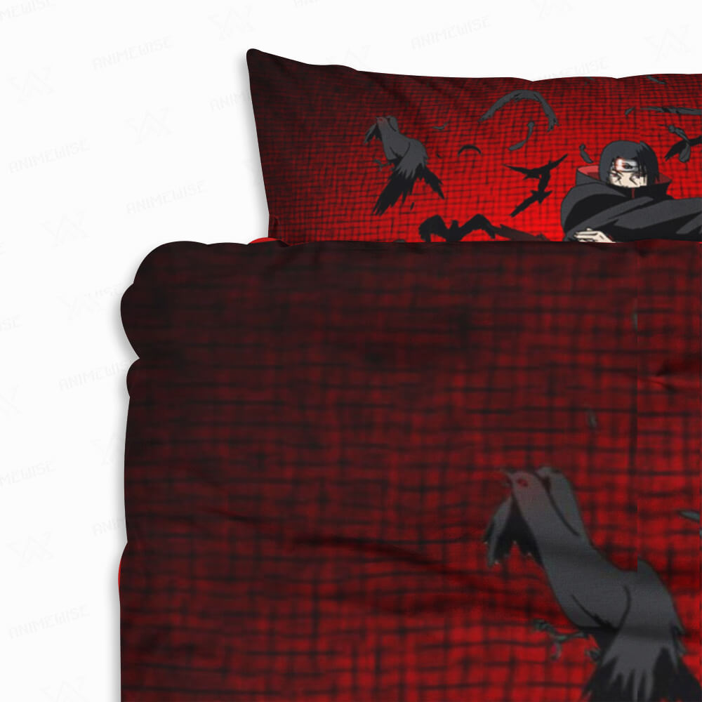 Uchiha Itachi Home Basic Microfiber Tailored Naruto Comforter Set