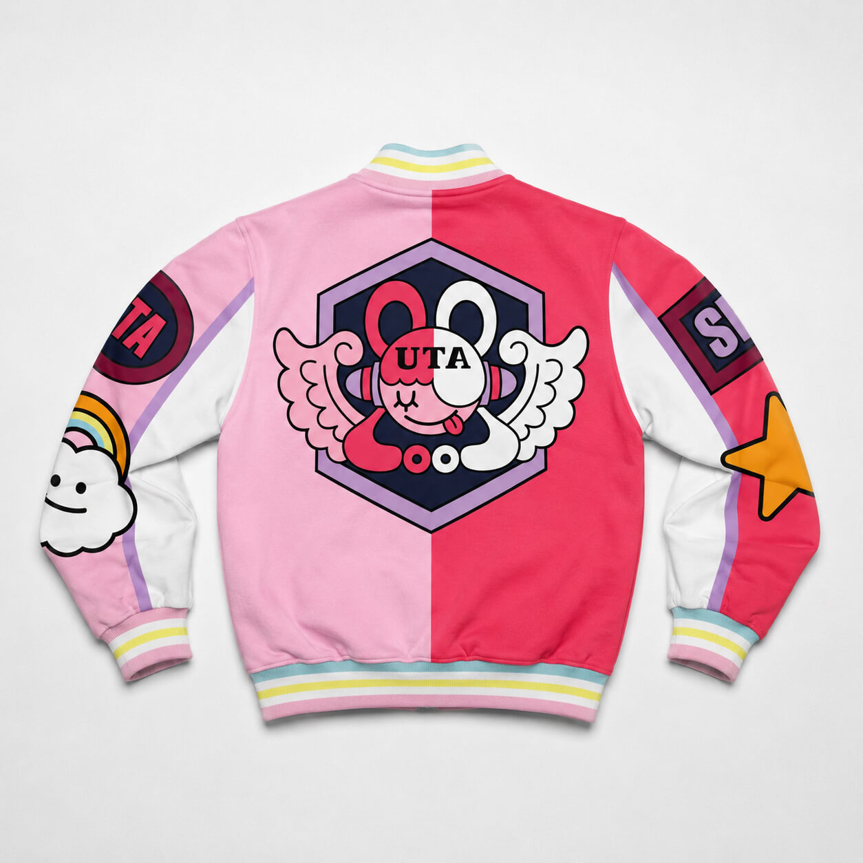 Uta One Piece Baseball Varsity Jacket