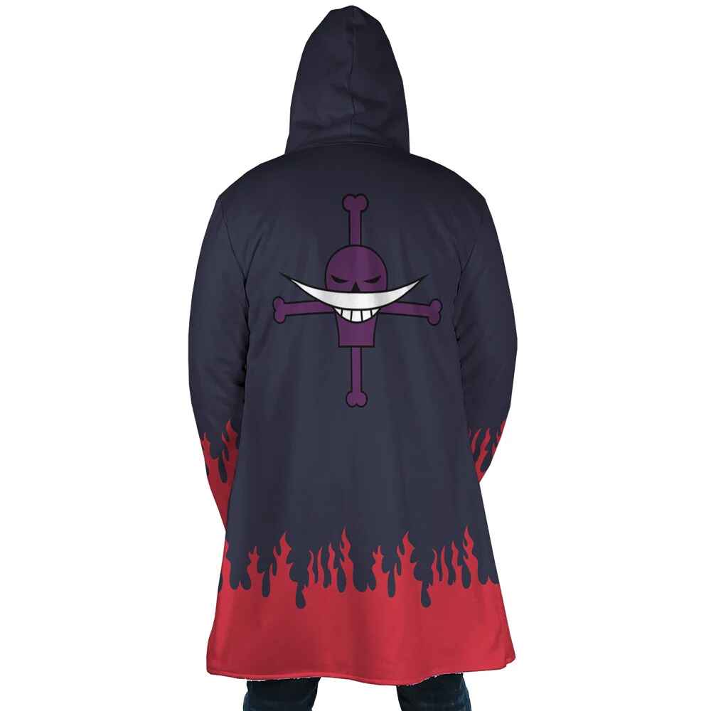 Whitebeard Pirates One Piece Hooded Cloak Coat