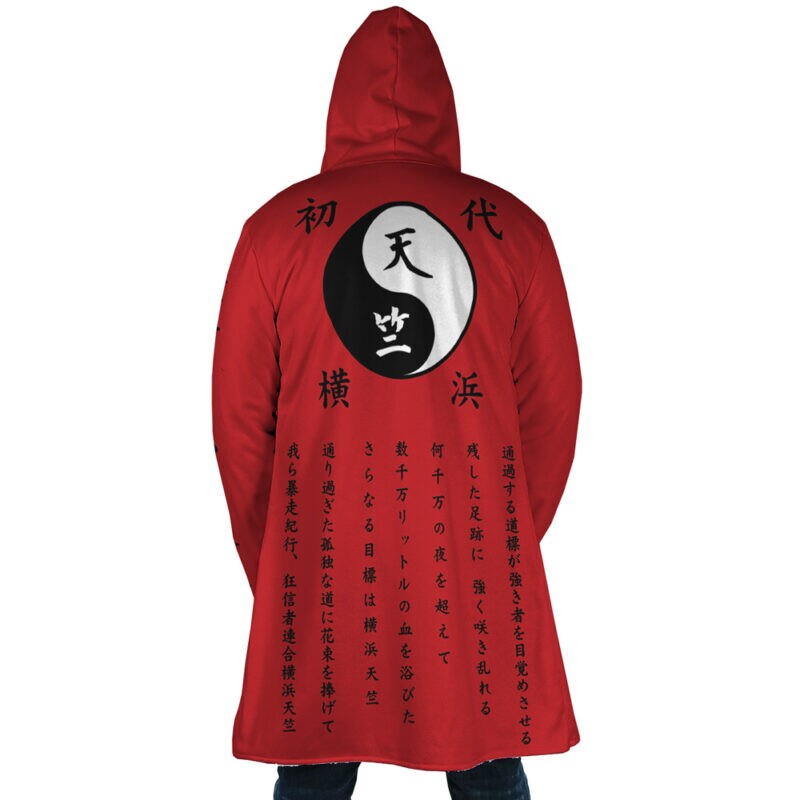 Yokohama Tenjiku Tokyo Revengers Hooded Cloak Coat