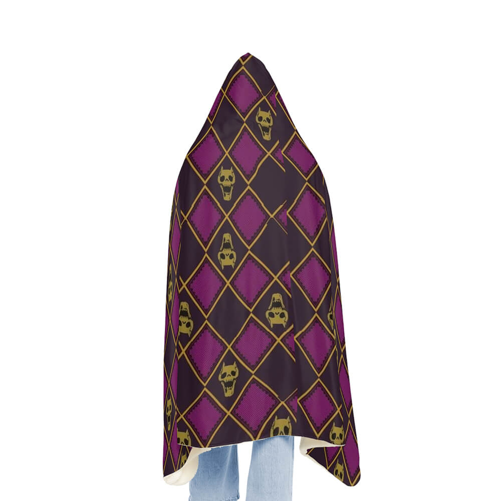 Killer Queen Rautenmuster Totenkopf Kuscheldecke