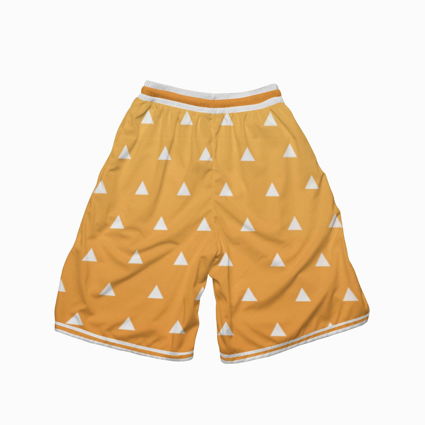 Zenitsu Thunder Breath Pattern Demon Slayer Basketball Shorts