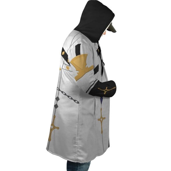 Genshin Impact Albedo Hooded Cloak Coat