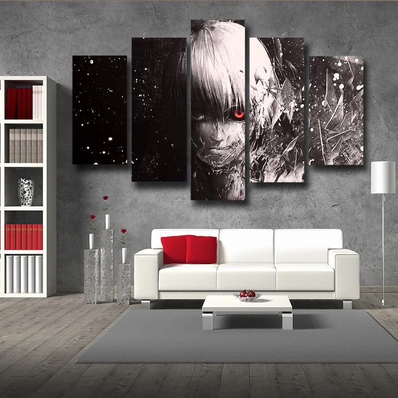 Ghoul Kaneki Tokyo Ghoul Canvas