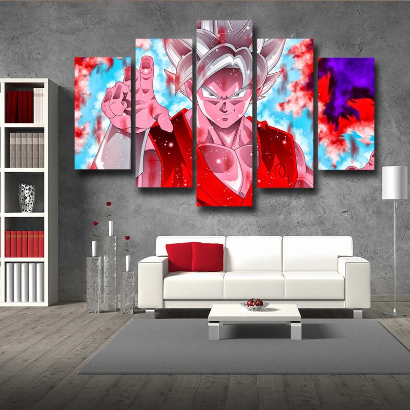 Goku Canvas SSJ Blue God With Kaioken