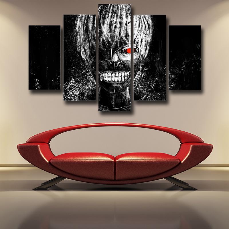 Tokyo Ghoul Awesome Kaneki 3D Printed Canvas
