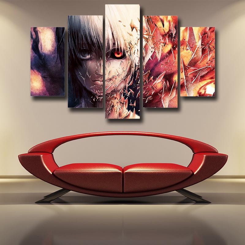 Tokyo Ghoul Cool Kaneki 3D Printed Canvas
