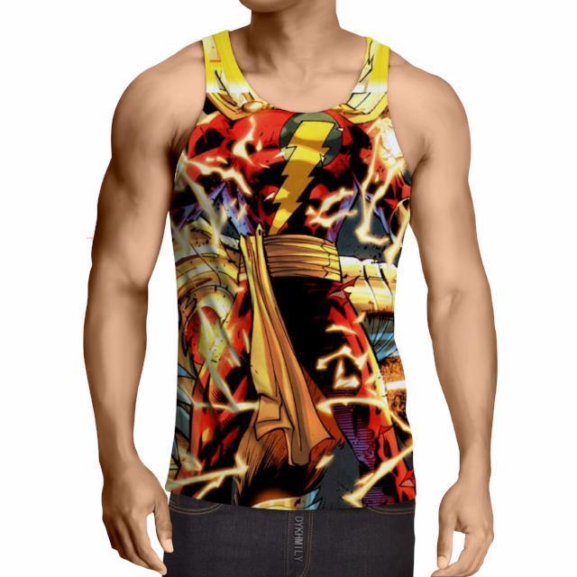 Amazing Shazam 3D Printed Tank Top - Anime Wise