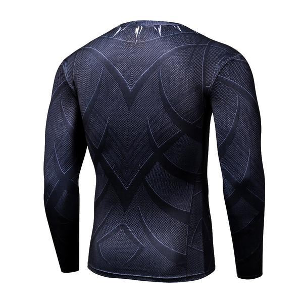 Classic Wakanda Black Panther Shirt 3D Printed Long Sleeve Shirt - Anime Wise