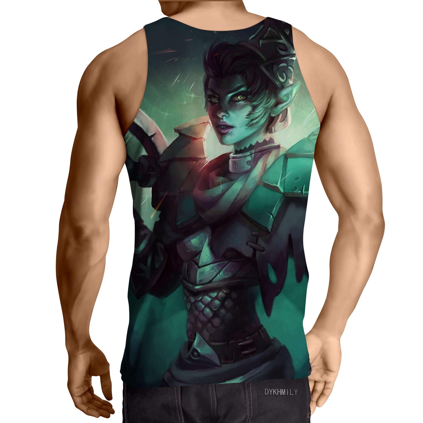 Phantom Assassin Dame de Carreau 3D Printed Phantom Assassin Tank Top - Anime Wise