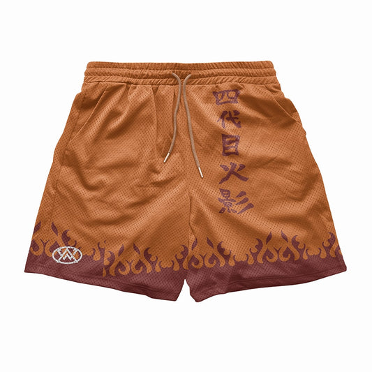Naruto Hokage Minato Namikaze Kenji Mesh Shorts