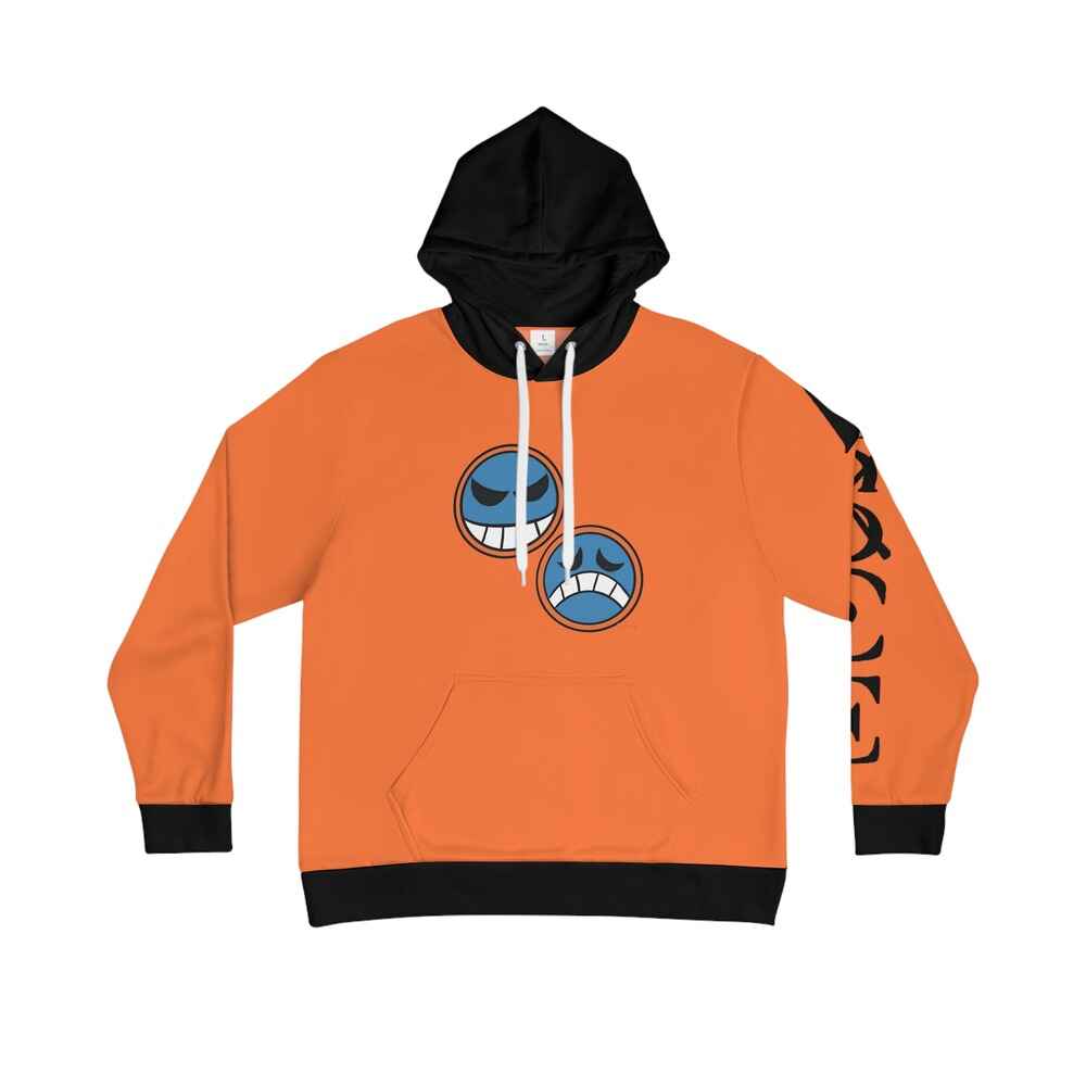 One Piece Gol D. Ace Flame Flame Pattern Pullover Hoodie