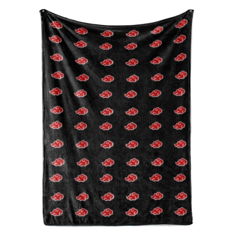 Akatsuki Classic Clouds Pattern Space Blend Naruto Blanket
