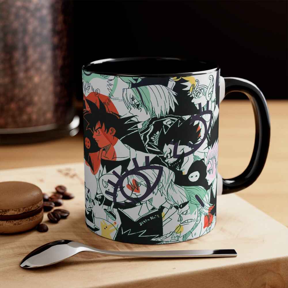 Naruto Dragon Ball Alle Anime Crossover Akzent-Kaffeetasse
