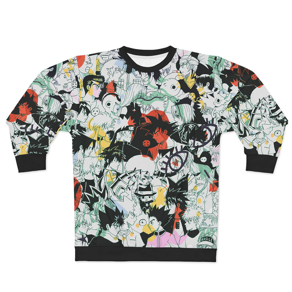 Naruto Dragon Ball All Anime Crossover Sweatshirt