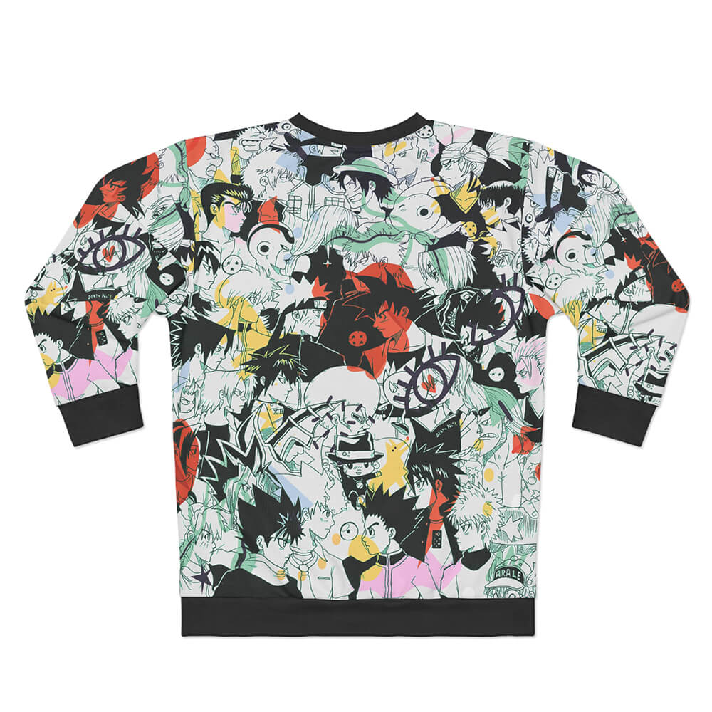 Naruto Dragon Ball All Anime Crossover Sweatshirt