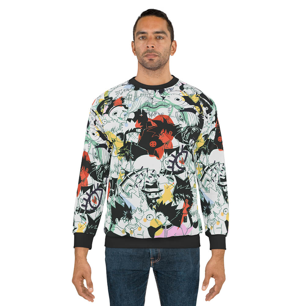 Naruto Dragon Ball All Anime Crossover Sweatshirt