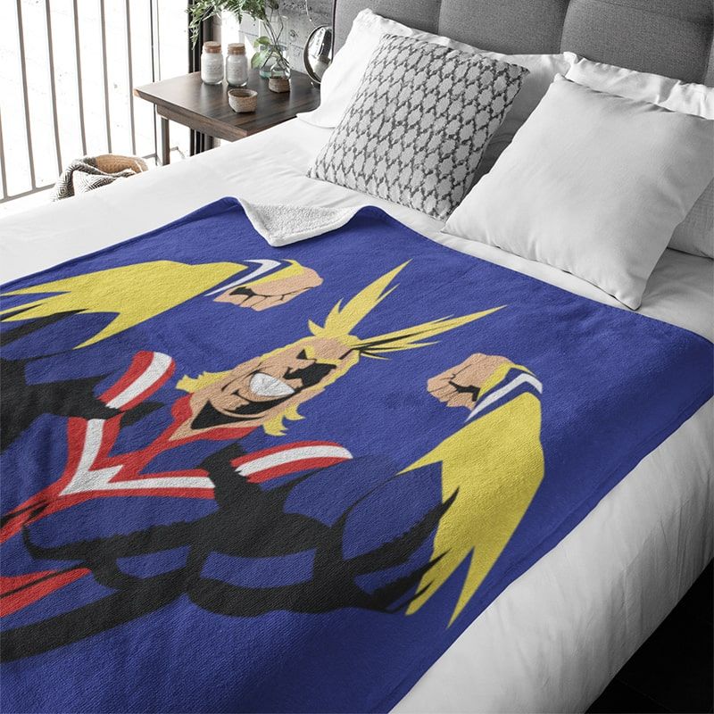 All Might One For All Classic My Hero Academia Blanket-My Hero Academia-Blanket,My Hero Academia,My Hero Academia Blanket