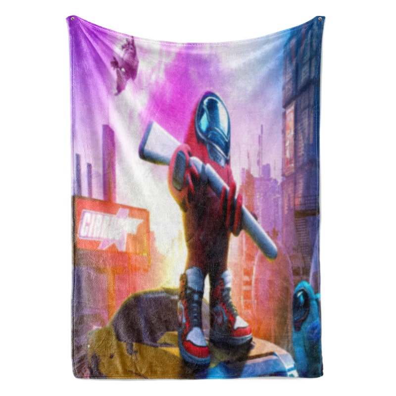 Among Us Cool Hip Look Plush Fleece Blanket
