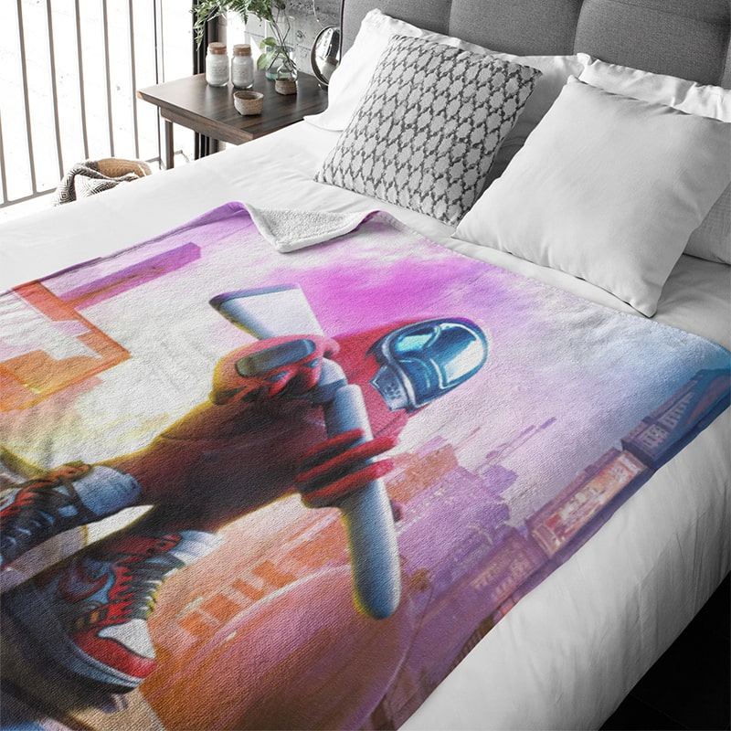 Among Us Cool Hip Look Plush Fleece Blanket