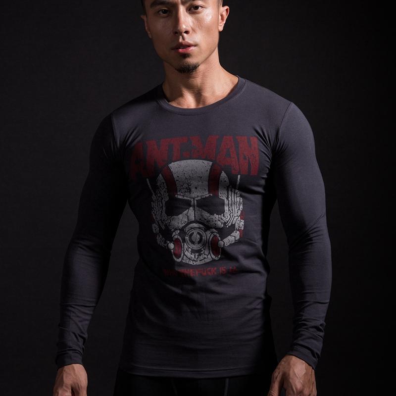 Ant-man Black Mask 3D Printed Ant-man Long Sleeve Shirt