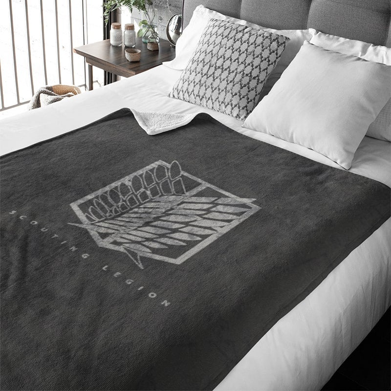 Shingeki no Kyojin Wings Of Freedom Ash Style Attack On Titan Blanket