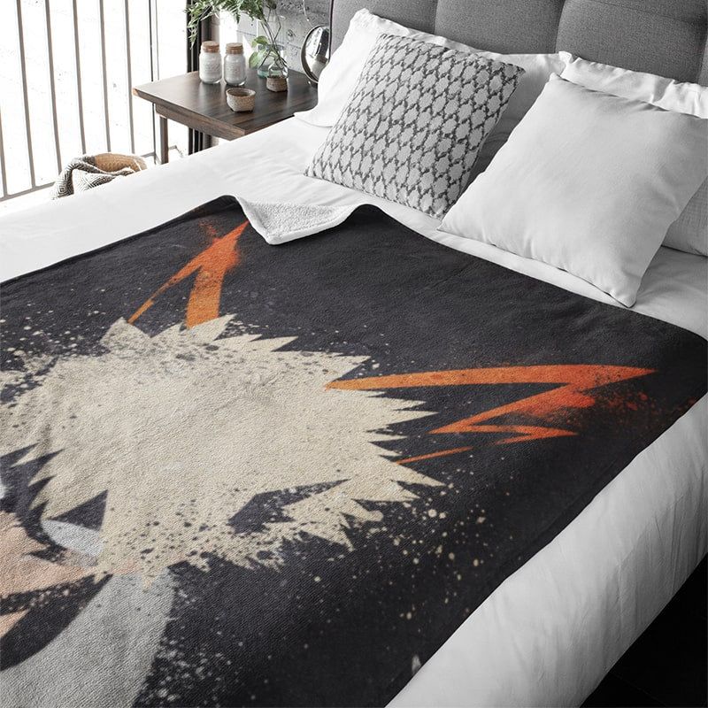 Bakugo Abstract Art My Hero Academia Blanket-My Hero Academia-Blanket,My Hero Academia,My Hero Academia Blanket