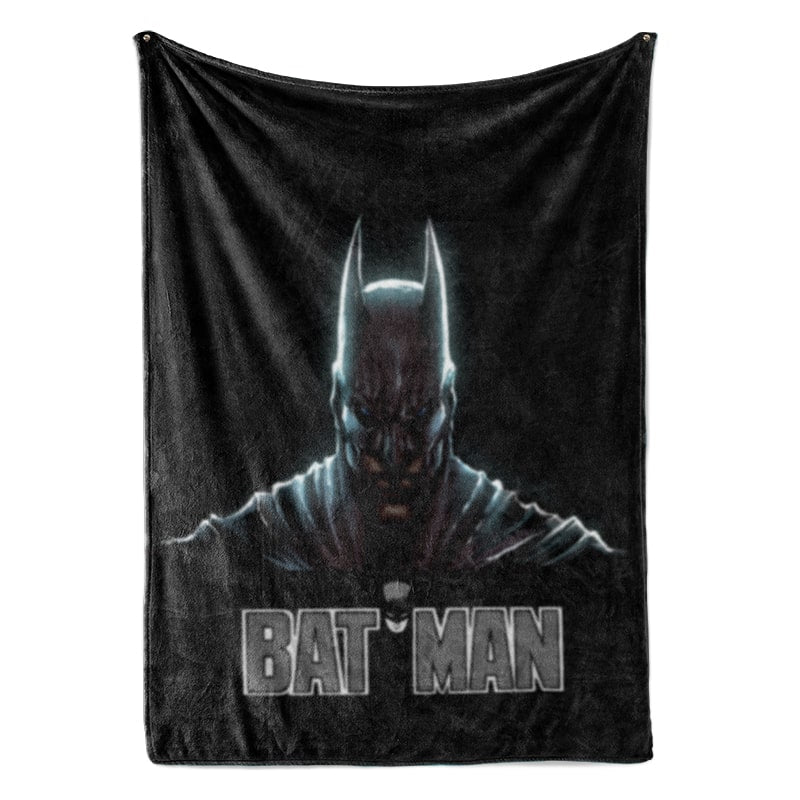Batman Dark Sketch Embossed Comic Hero Blanket
