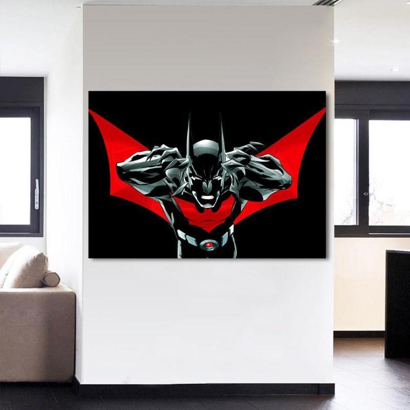 Batman Framed Canvas 3D Printed