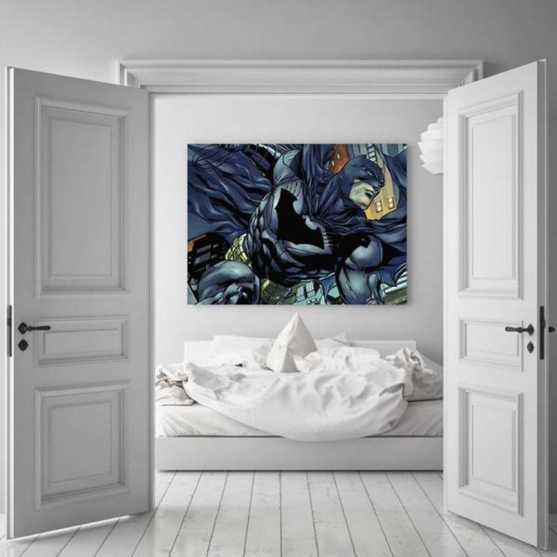 Batman Canvas Awesome 3D Printed Framed Canvas
