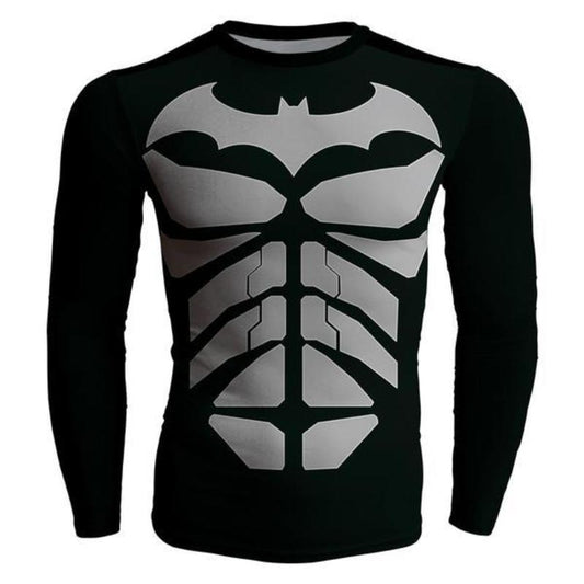 Batman Body Armour 3D Printed Batman Long Sleeve Shirt - Anime Wise