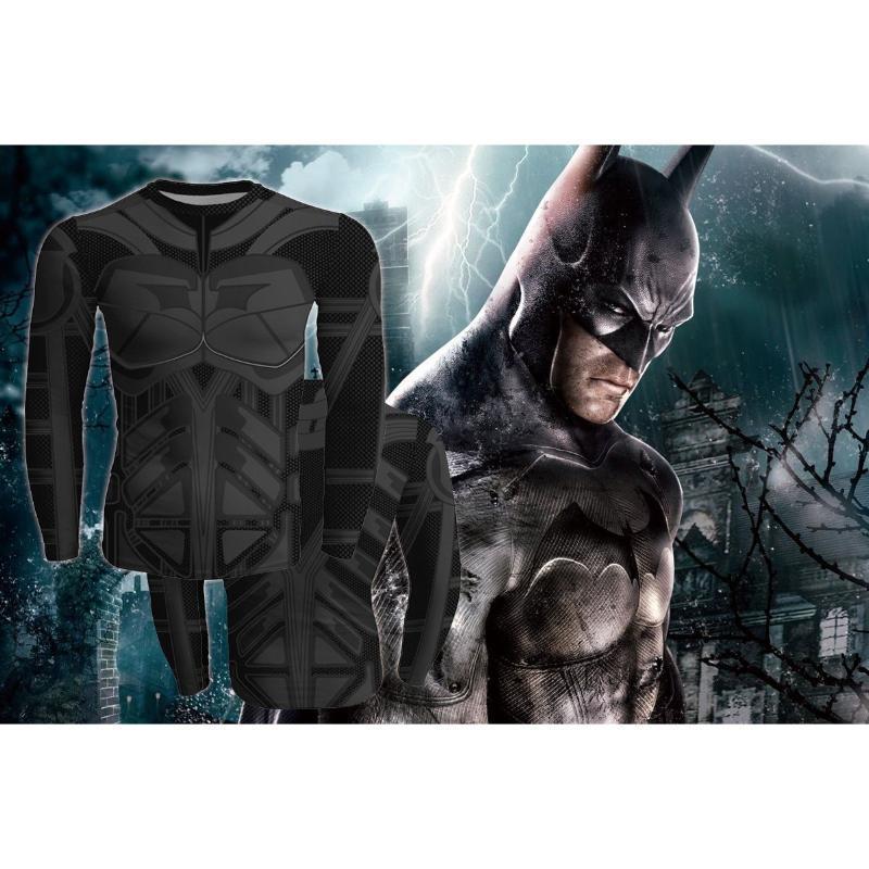 Batman Darkskin 3D Printed Batman Long Sleeve Shirt - Anime Wise