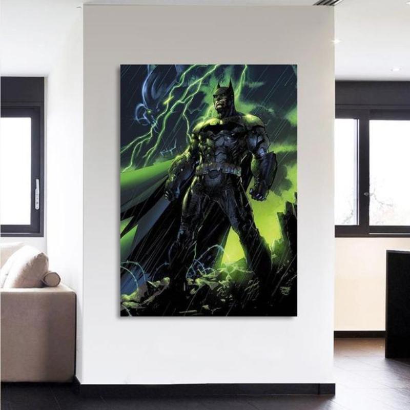 Batman Canvas Rise Again 3D Printed Framed Canvas