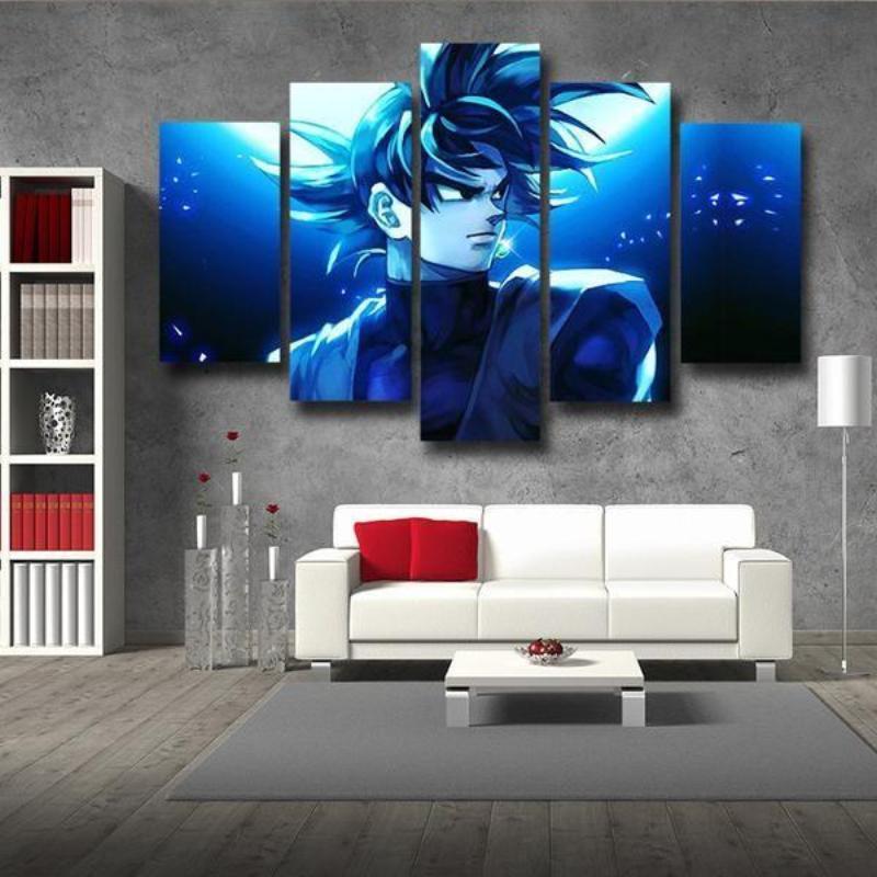 Black Goku 3D Printed Goku Canvas