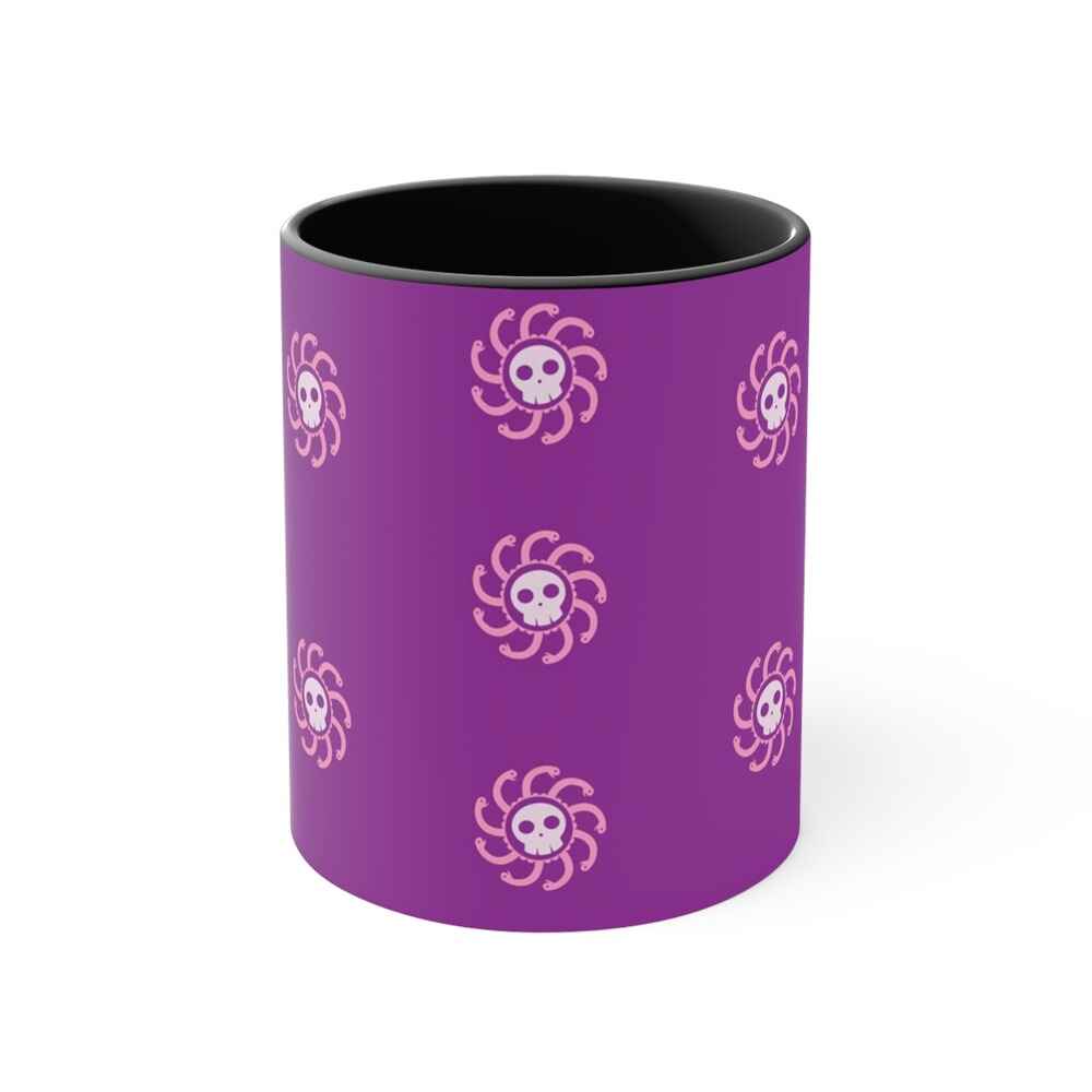 Boa Hancock Skull Snake Pattern Accent Coffee Mug