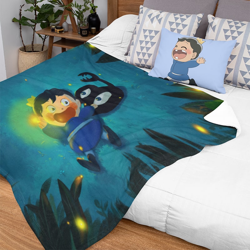 Bojji Kage Sweat Dreams Ranking of Kings Throw Blanket