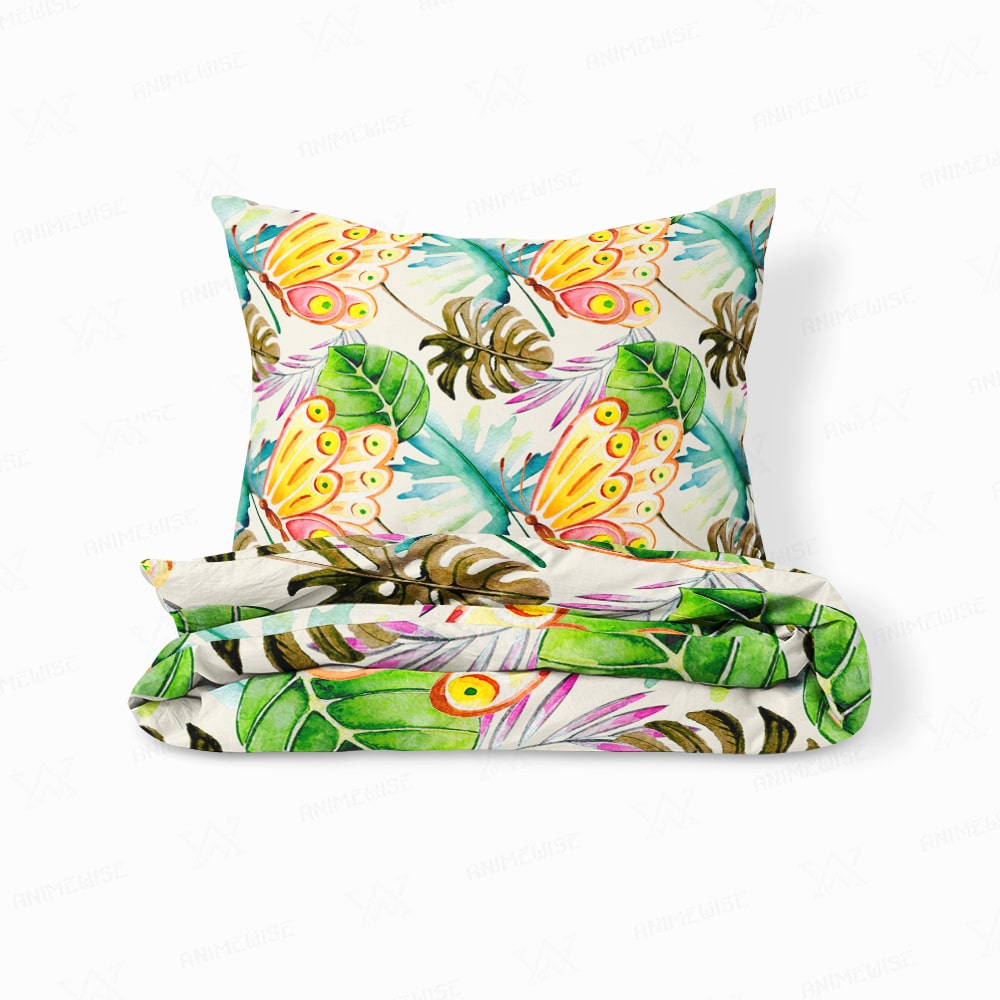Butterfly Watercolor Blend Duvet Cover Bedding