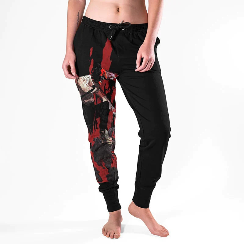 Chainsaw Man Blood Carnage Denji Sweatpants Joggers