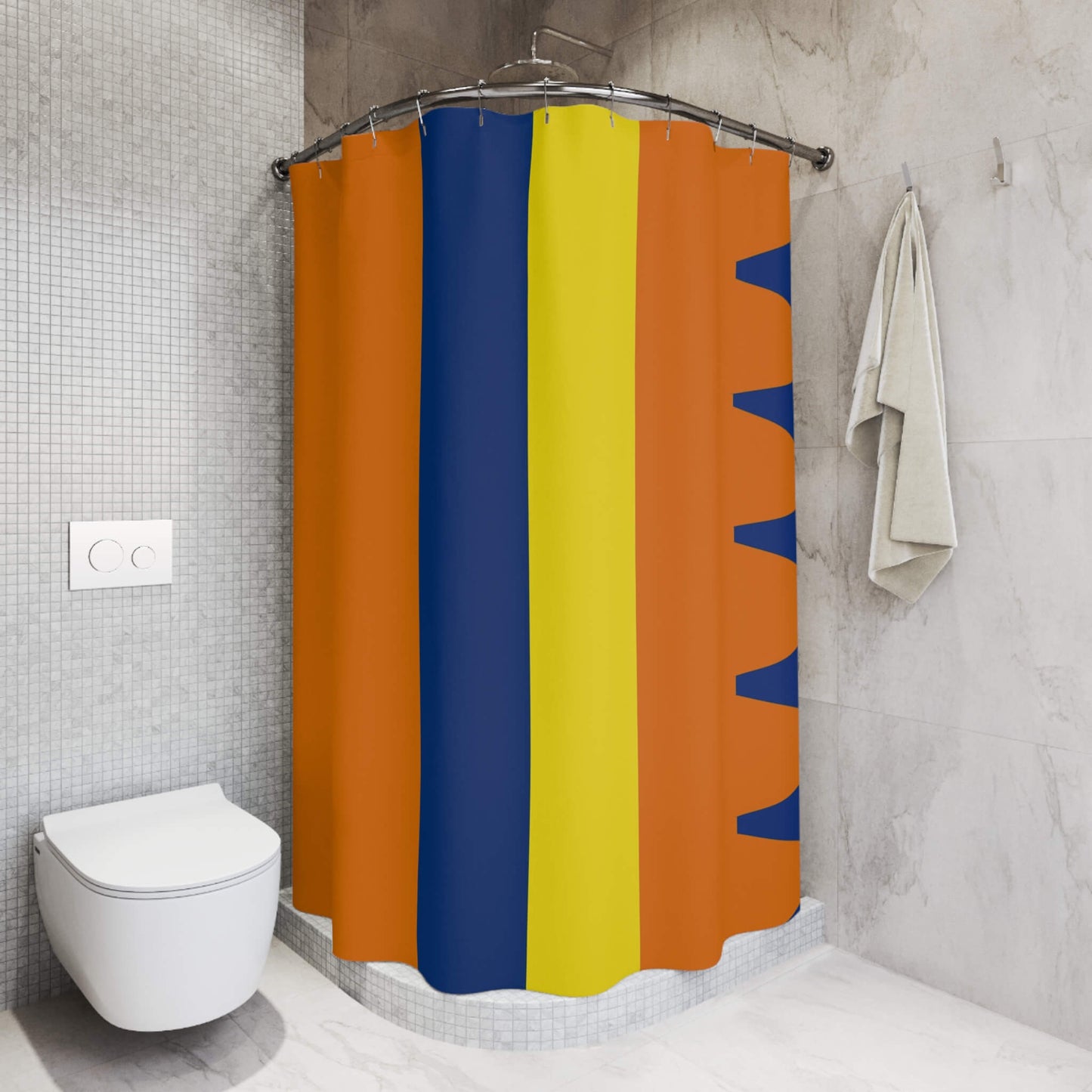 Professor Layton Chico Careta Pattern Shower Curtains