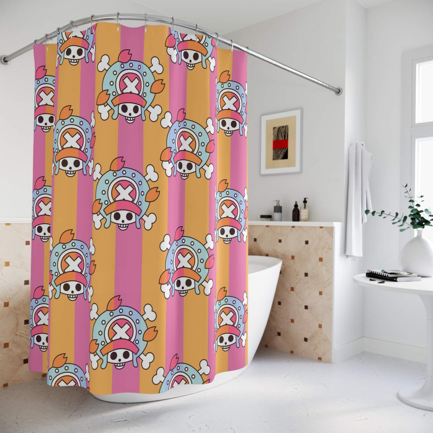 Tony Tony Chopper One Piece Pattern Shower Curtains