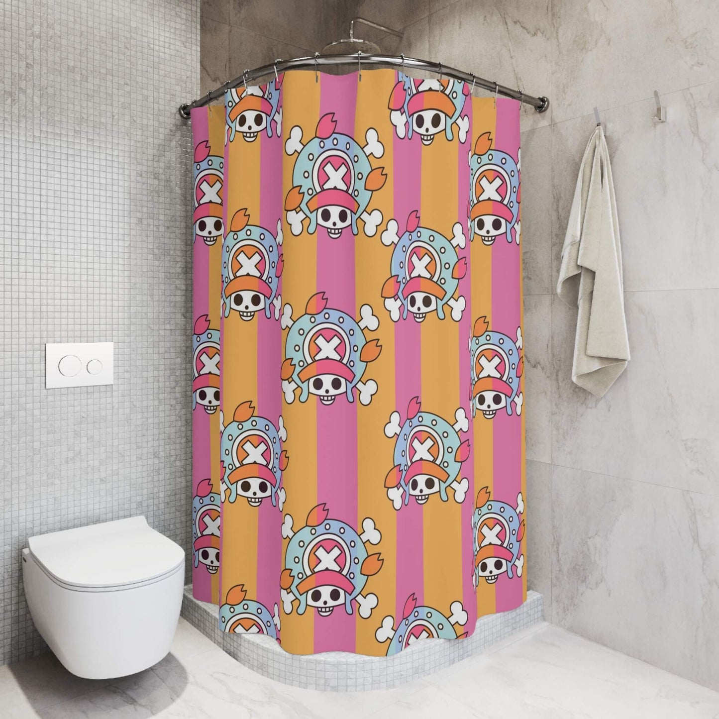 Tony Tony Chopper One Piece Pattern Shower Curtains