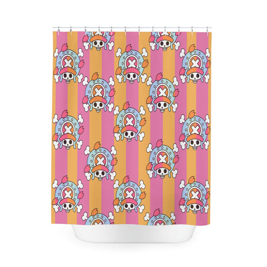 Tony Tony Chopper One Piece Pattern Shower Curtains
