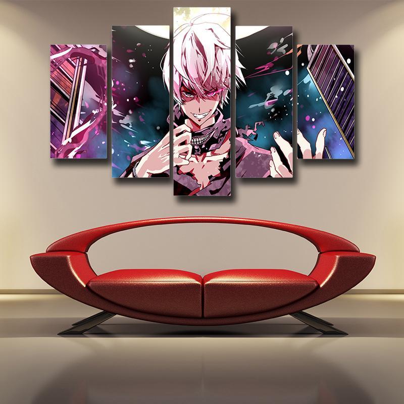 Cool Kaneki Ken Anime Canvas 3D Printed